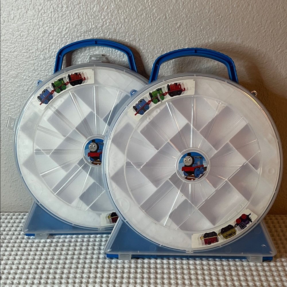 Thomas & Friends Blue and White Toy Organizer Group of 2
